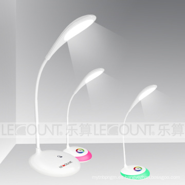 Touch-Sensitive recargable LED lámpara de mesa con colores vivos (LTB716)